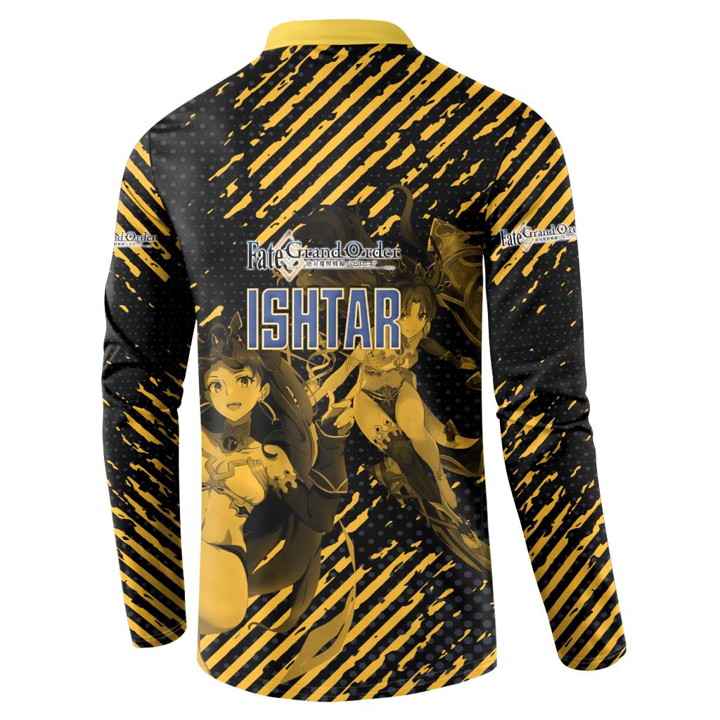 Ishtar Archer Fate Grand Order Button Sweatshirt Anime Pop Art Grunge Style