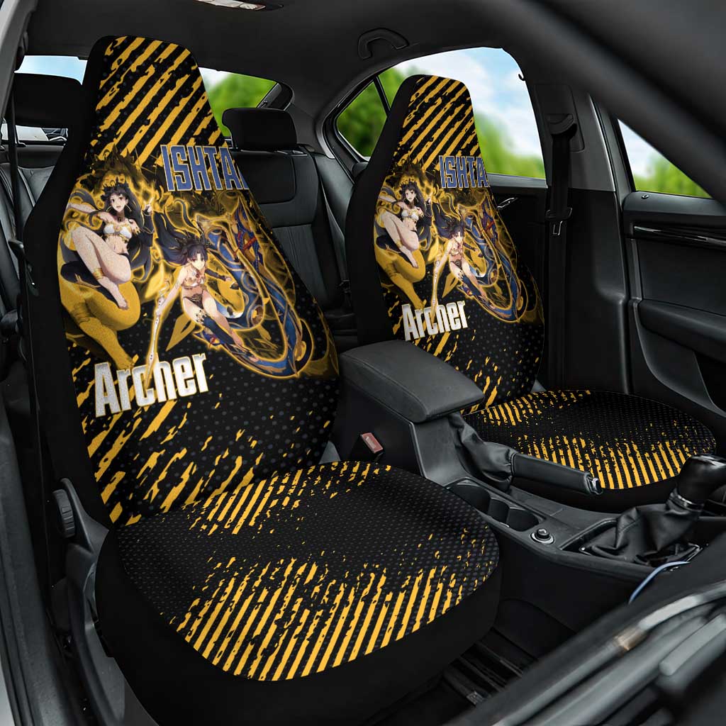 Ishtar Archer Fate Grand Order Car Seat Cover Anime Pop Art Grunge Style