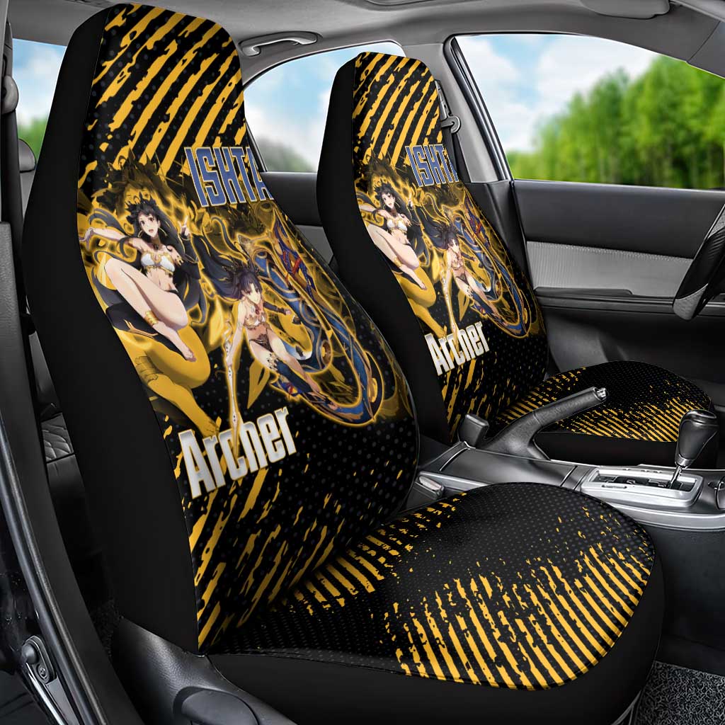 Ishtar Archer Fate Grand Order Car Seat Cover Anime Pop Art Grunge Style