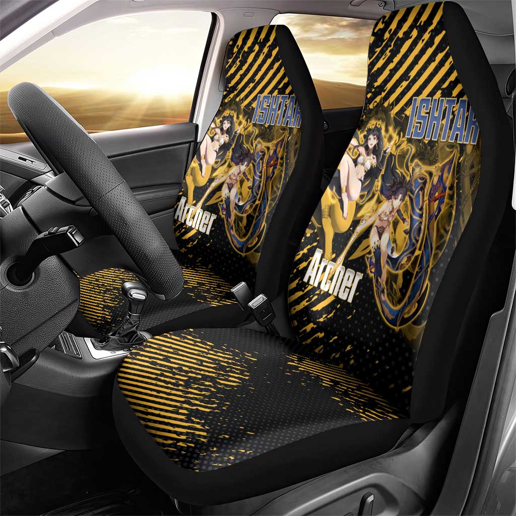 Ishtar Archer Fate Grand Order Car Seat Cover Anime Pop Art Grunge Style