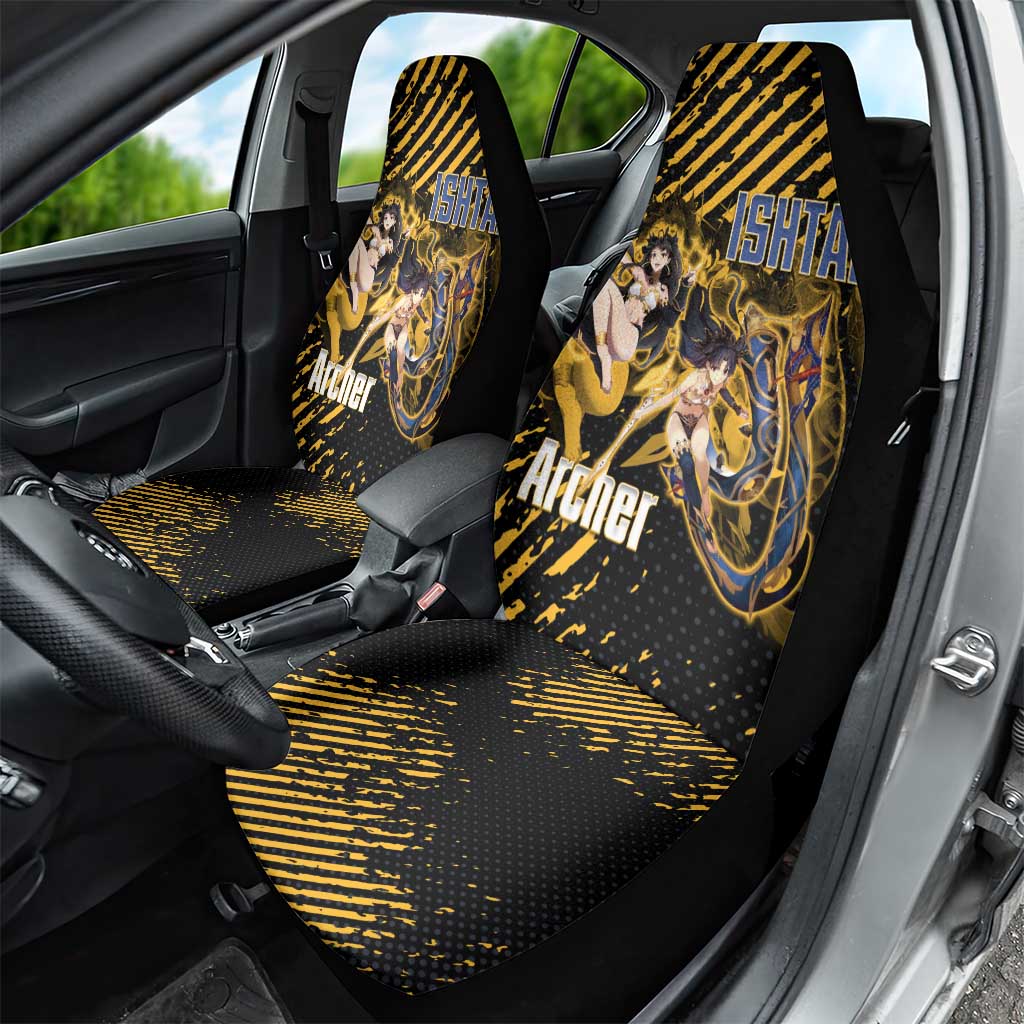 Ishtar Archer Fate Grand Order Car Seat Cover Anime Pop Art Grunge Style