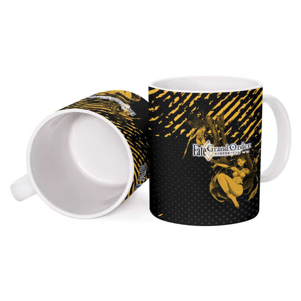 Ishtar Archer Fate Grand Order Ceramic Mug Anime Pop Art Grunge Style