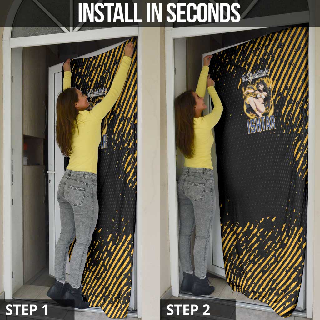 Ishtar Archer Fate Grand Order Door Cover Anime Pop Art Grunge Style