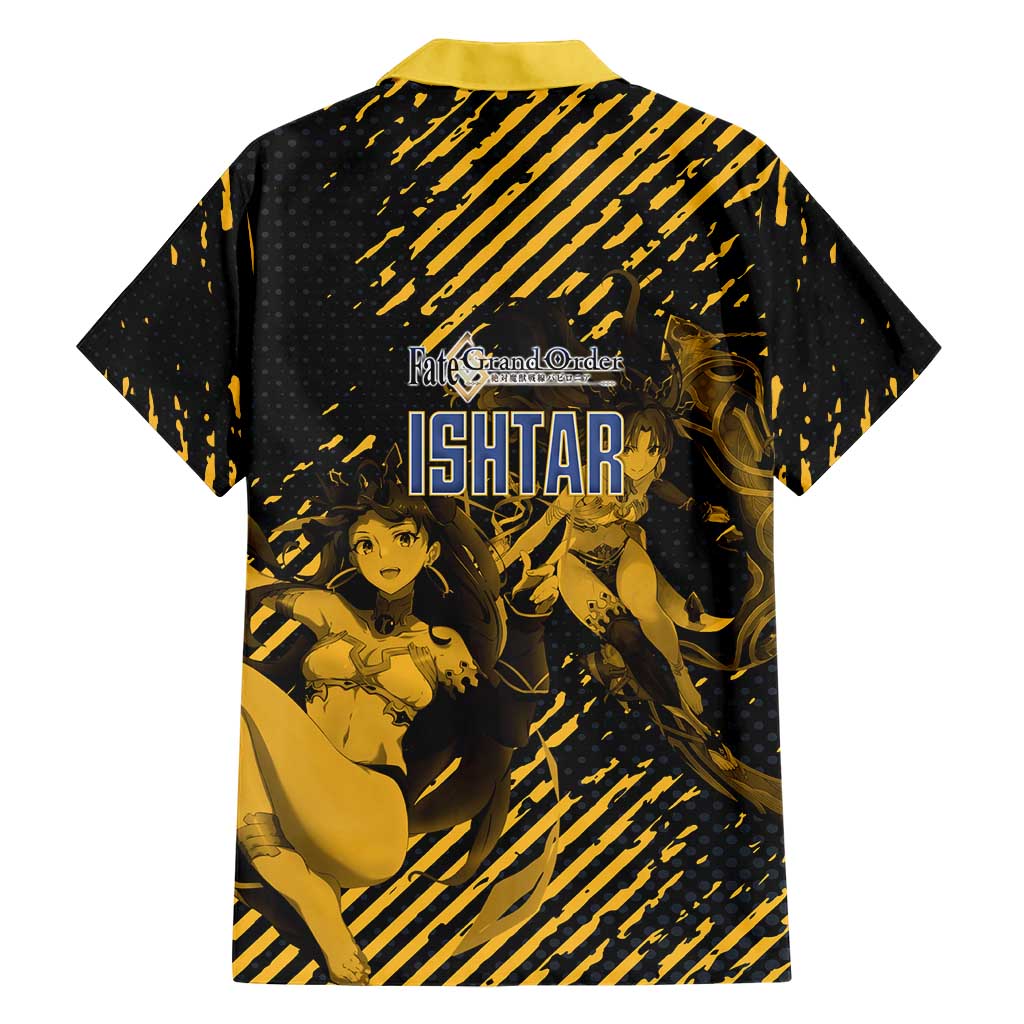 Ishtar Archer Fate Grand Order Family Matching Long Sleeve Bodycon Dress and Hawaiian Shirt Anime Pop Art Grunge Style