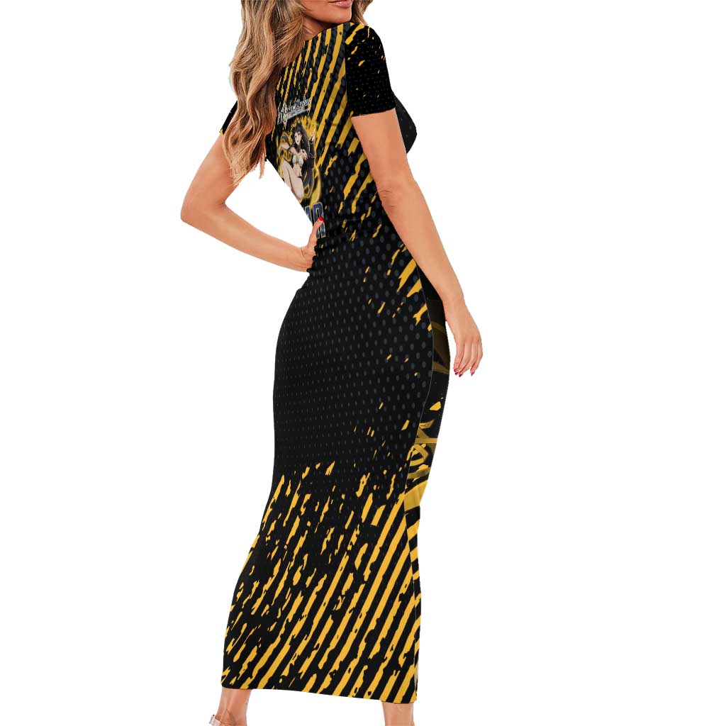 Ishtar Archer Fate Grand Order Family Matching Short Sleeve Bodycon Dress and Hawaiian Shirt Anime Pop Art Grunge Style