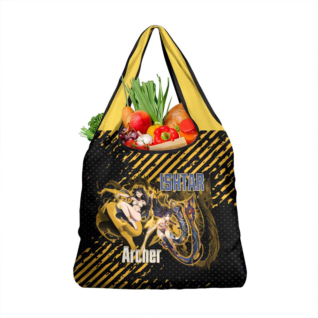 Ishtar Archer Fate Grand Order Grocery Bag Anime Pop Art Grunge Style