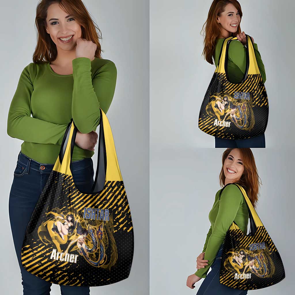 Ishtar Archer Fate Grand Order Grocery Bag Anime Pop Art Grunge Style