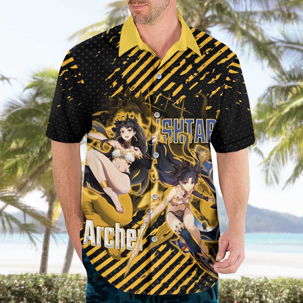 Ishtar Archer Fate Grand Order Hawaiian Shirt Anime Pop Art Grunge Style