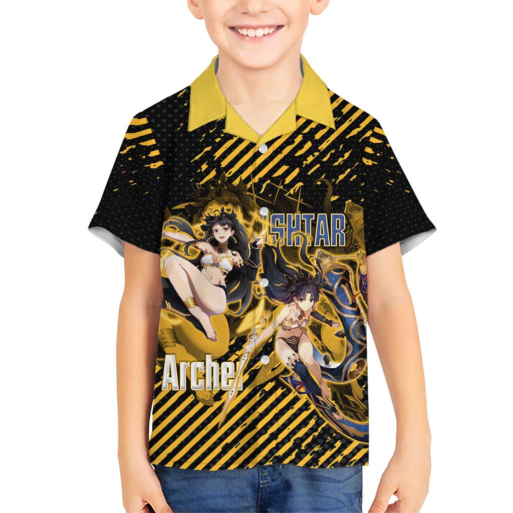 Ishtar Archer Fate Grand Order Kid Hawaiian Shirt Anime Pop Art Grunge Style