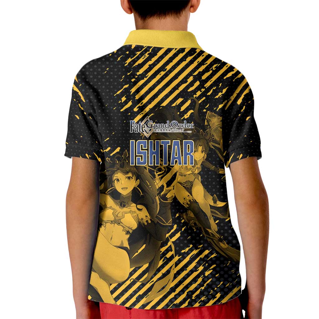 Ishtar Archer Fate Grand Order Kid Polo Shirt Anime Pop Art Grunge Style