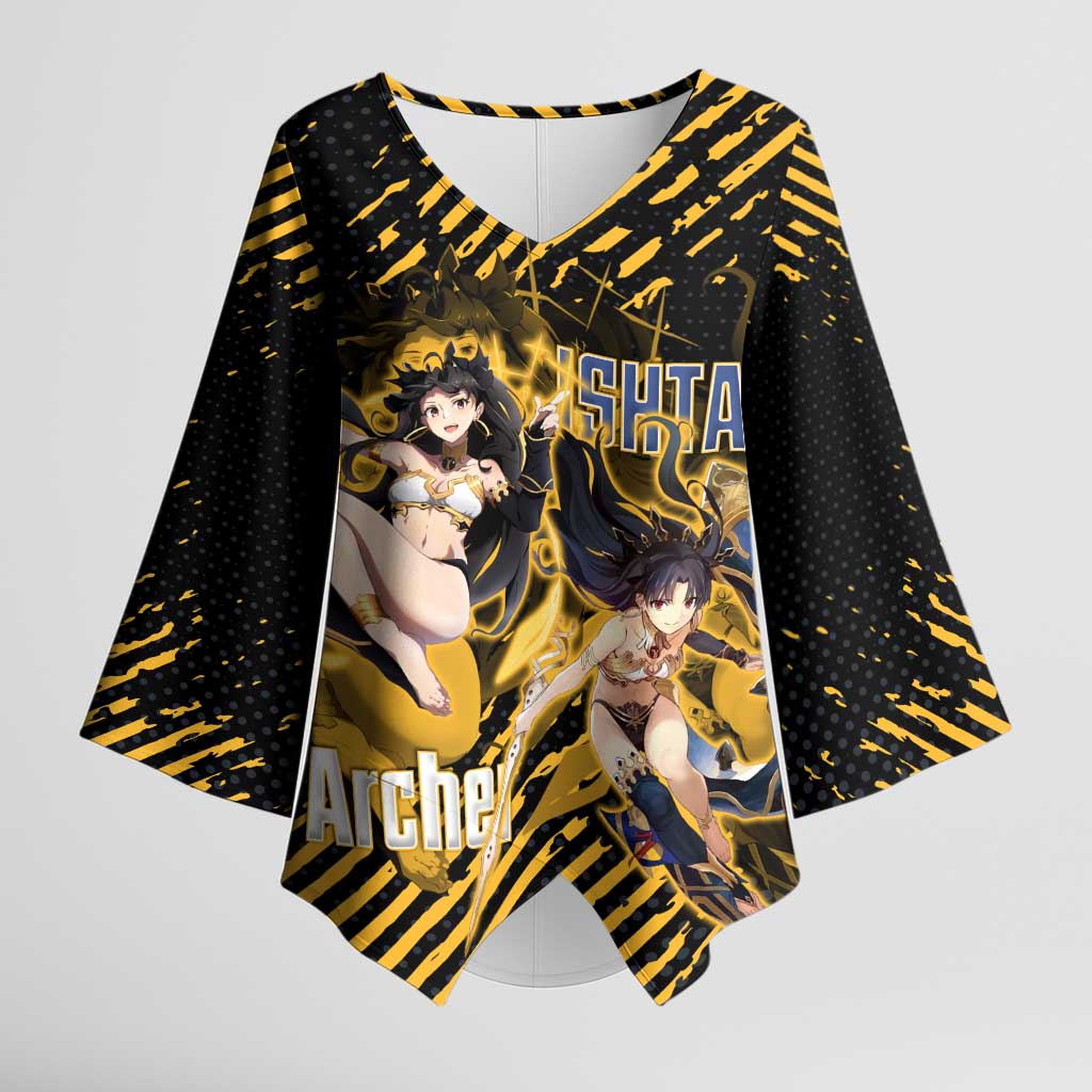 Ishtar Archer Fate Grand Order Kimono Sleeve Blouse Anime Pop Art Grunge Style