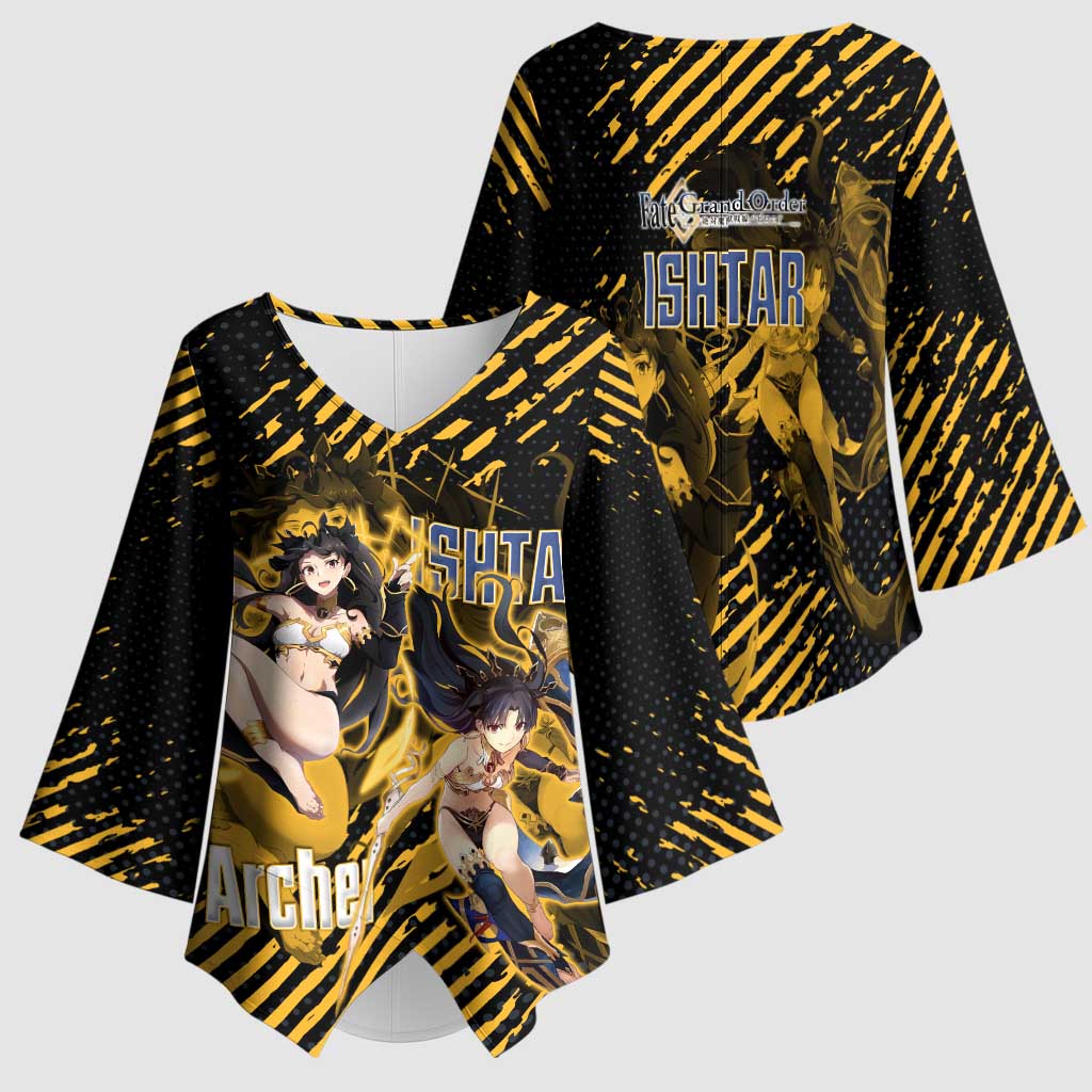 Ishtar Archer Fate Grand Order Kimono Sleeve Blouse Anime Pop Art Grunge Style