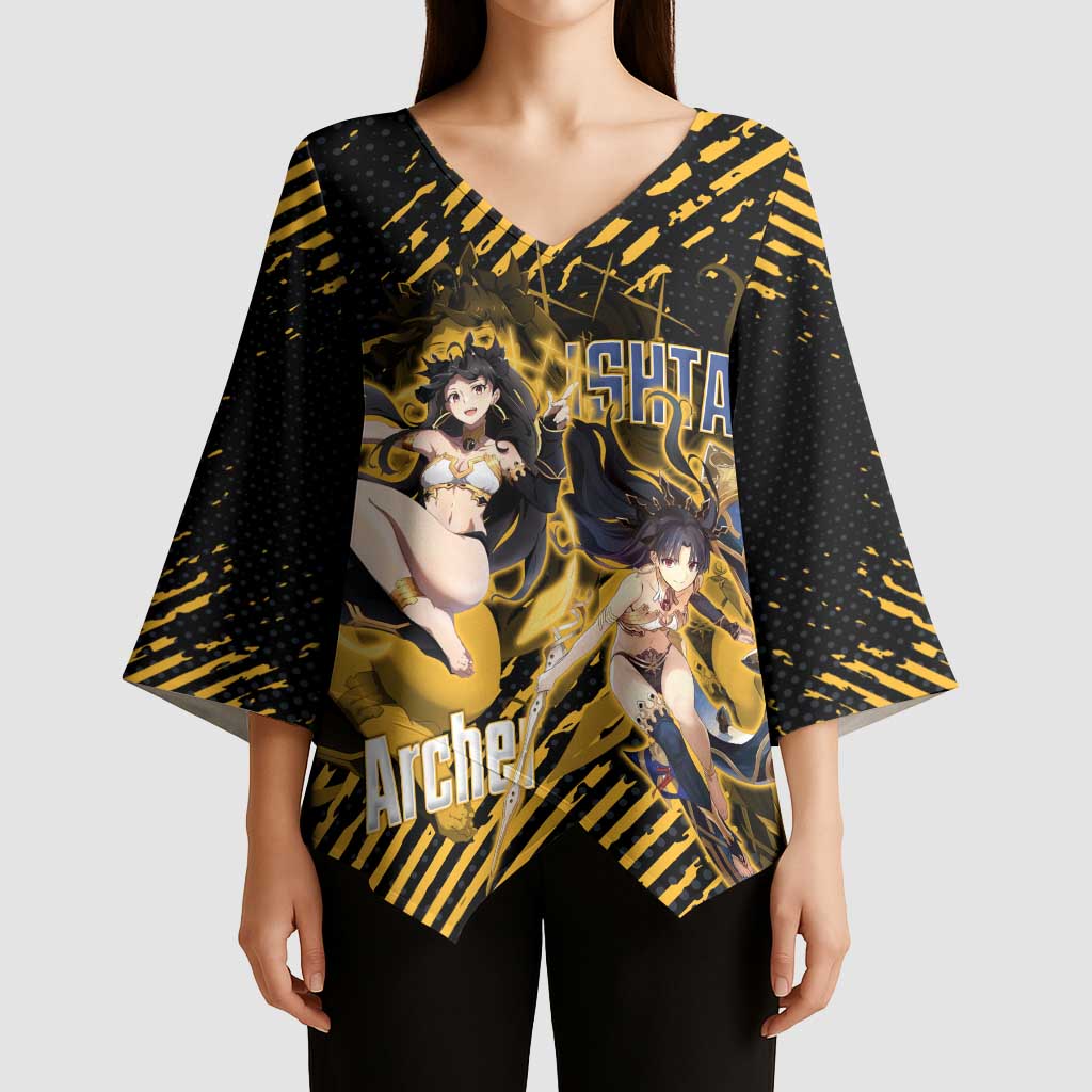 Ishtar Archer Fate Grand Order Kimono Sleeve Blouse Anime Pop Art Grunge Style