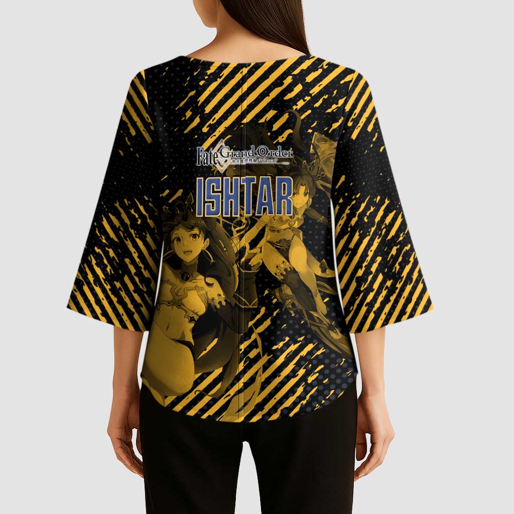 Ishtar Archer Fate Grand Order Kimono Sleeve Blouse Anime Pop Art Grunge Style