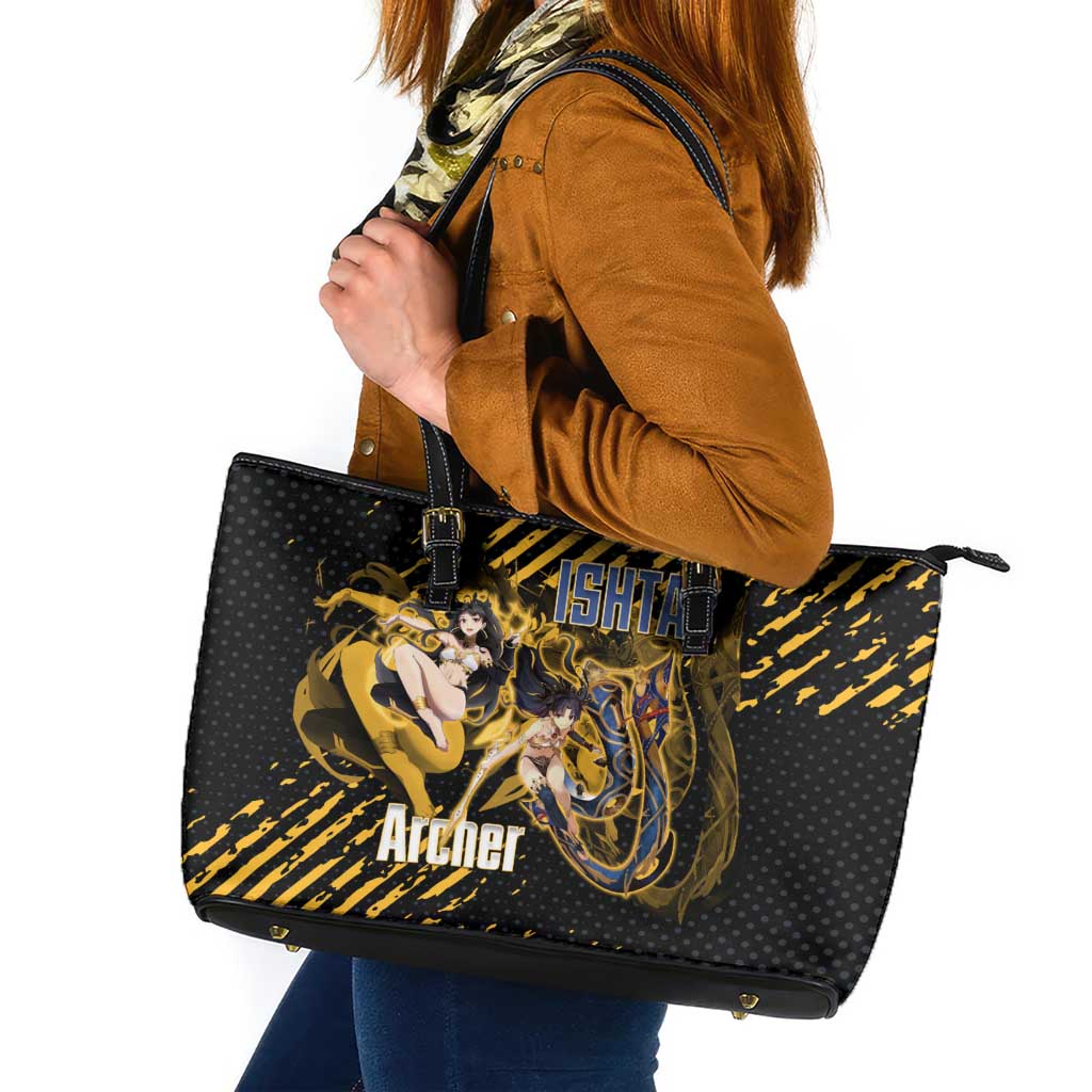 Ishtar Archer Fate Grand Order Leather Tote Bag Anime Pop Art Grunge Style