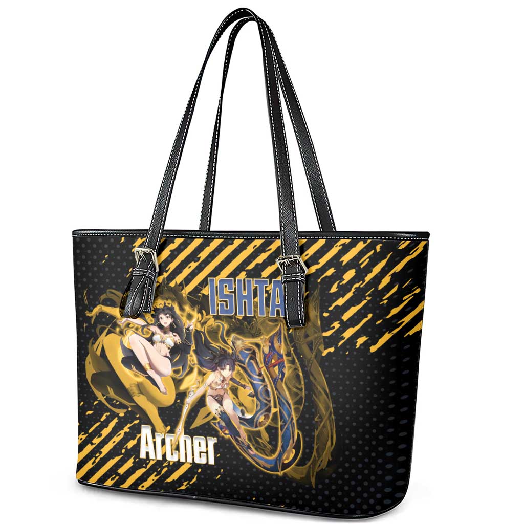 Ishtar Archer Fate Grand Order Leather Tote Bag Anime Pop Art Grunge Style