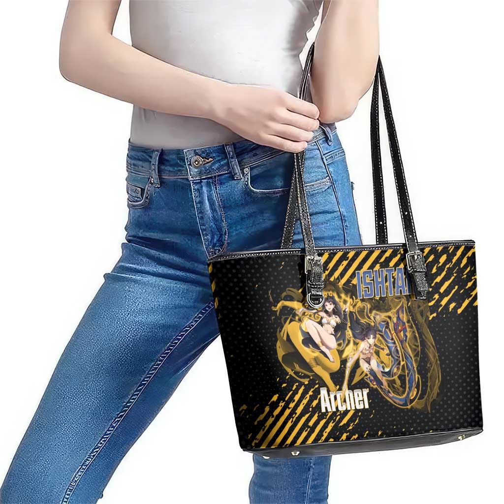Ishtar Archer Fate Grand Order Leather Tote Bag Anime Pop Art Grunge Style