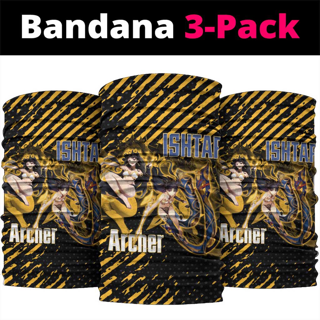 Ishtar Archer Fate Grand Order Neck Gaiter Anime Pop Art Grunge Style