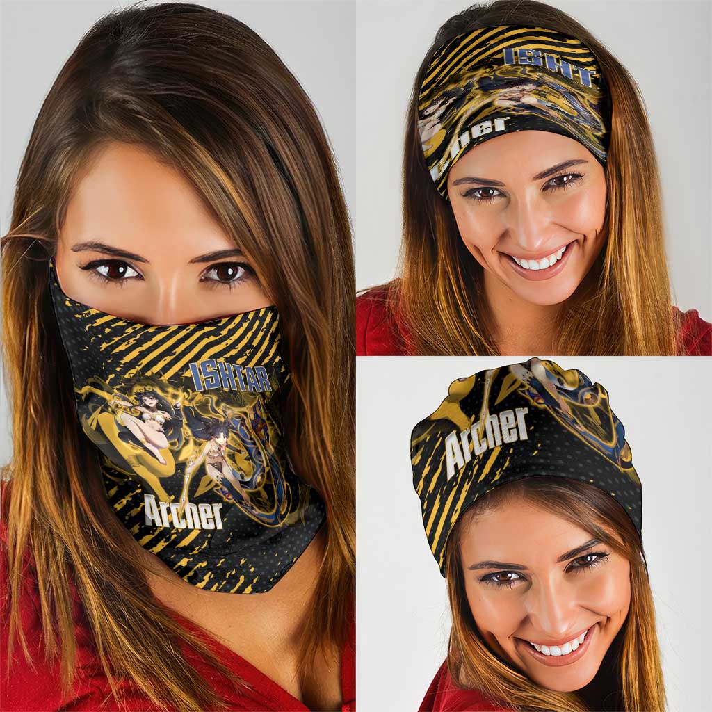Ishtar Archer Fate Grand Order Neck Gaiter Anime Pop Art Grunge Style