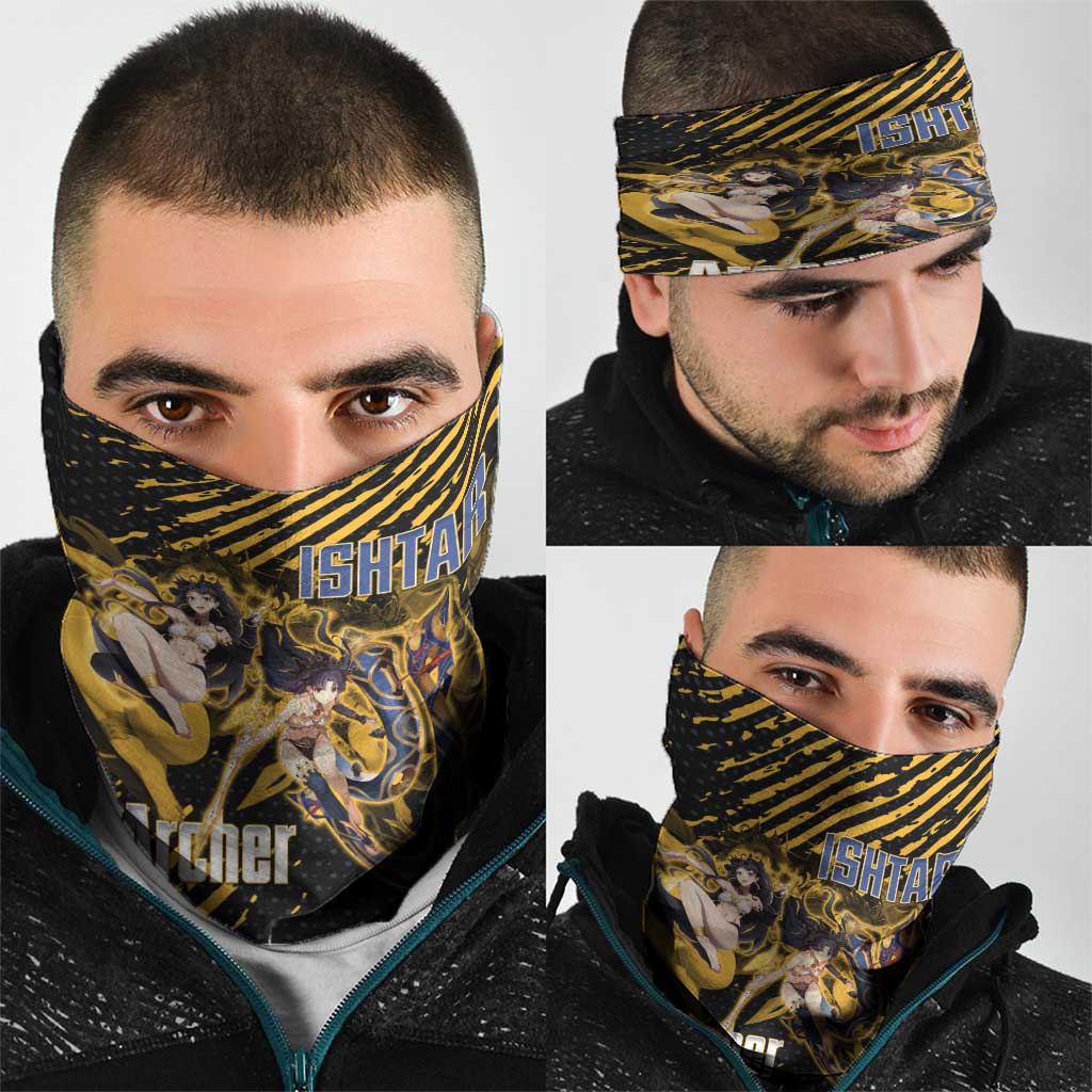 Ishtar Archer Fate Grand Order Neck Gaiter Anime Pop Art Grunge Style