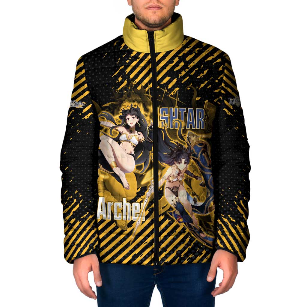 Ishtar Archer Fate Grand Order Padded Jacket Anime Pop Art Grunge Style