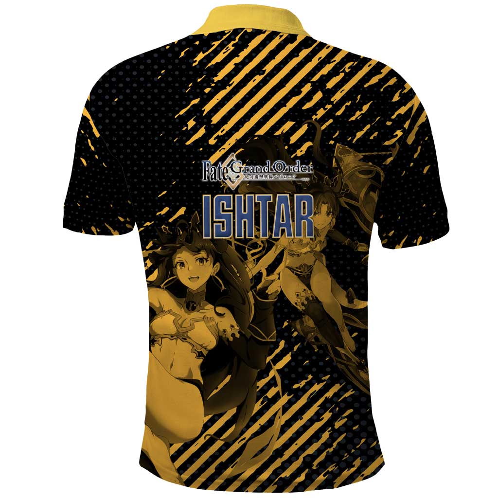 Ishtar Archer Fate Grand Order Polo Shirt Anime Pop Art Grunge Style