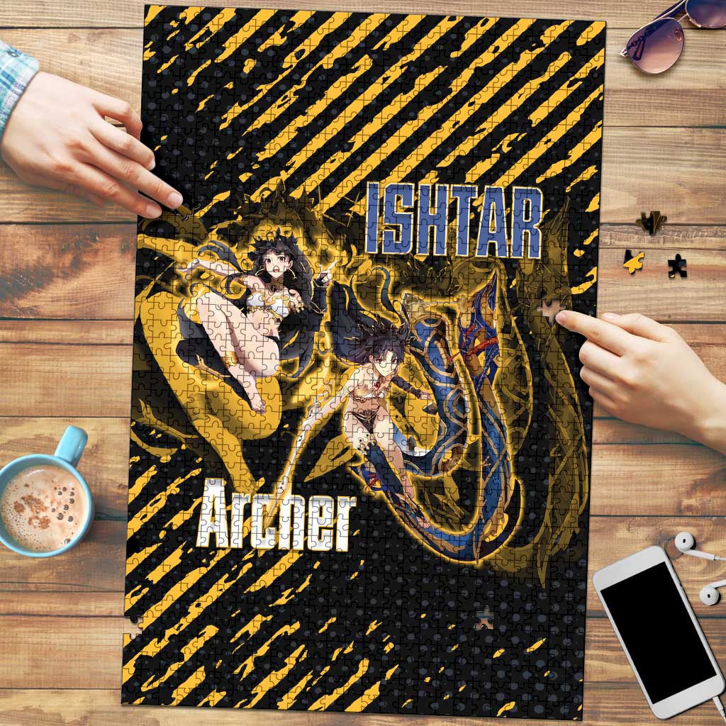 Ishtar Archer Fate Grand Order Puzzle Anime Pop Art Grunge Style