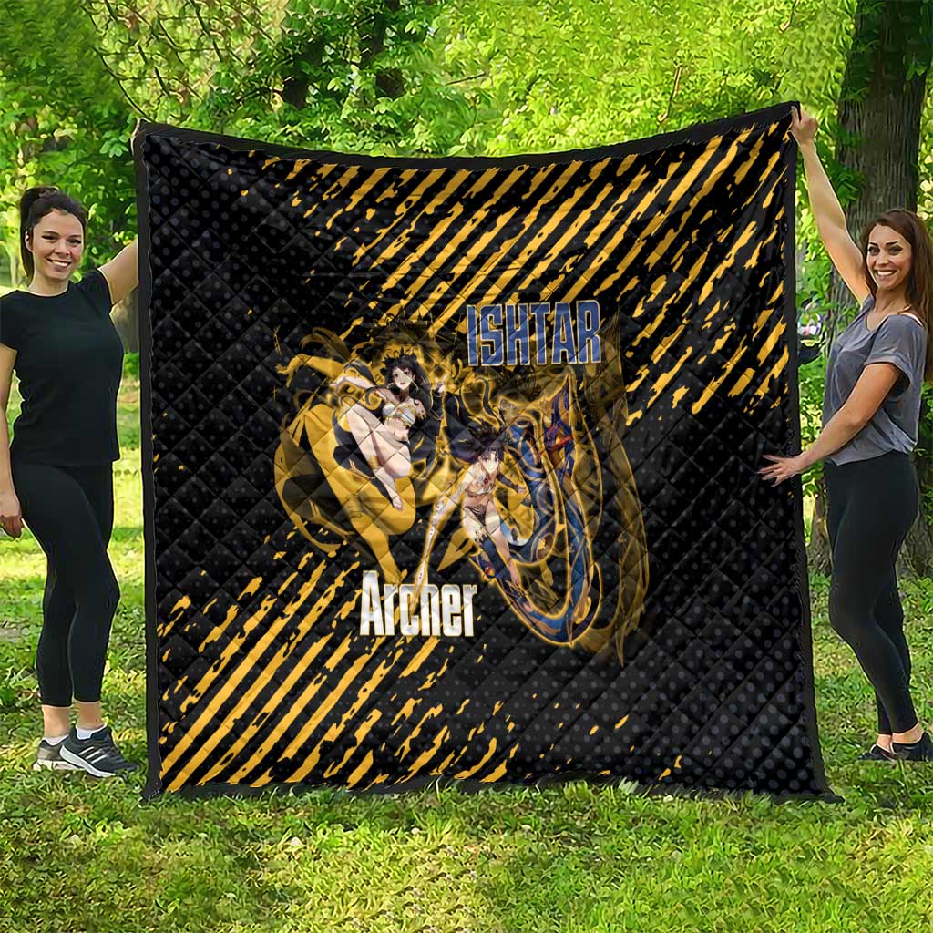 Ishtar Archer Fate Grand Order Quilt Anime Pop Art Grunge Style