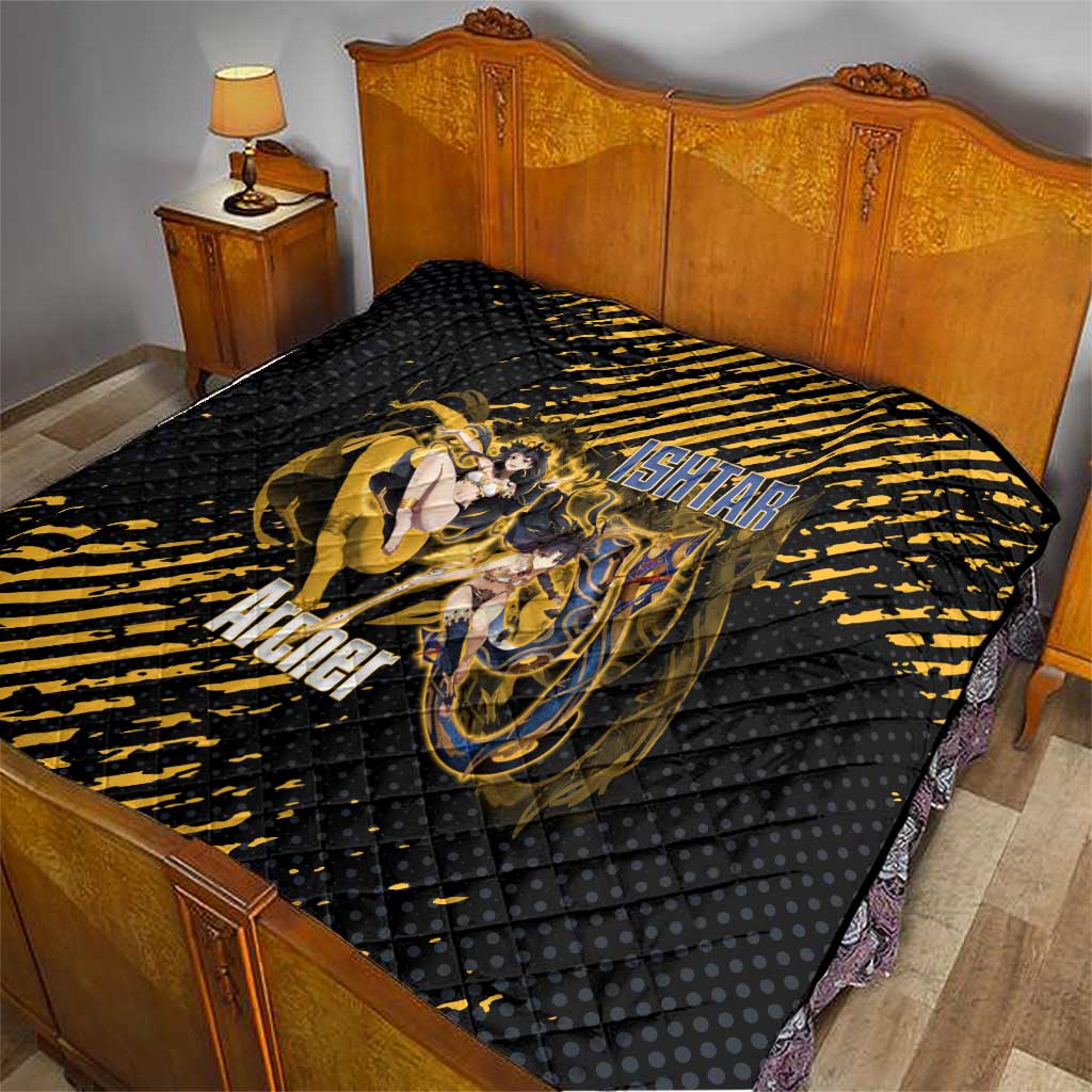 Ishtar Archer Fate Grand Order Quilt Anime Pop Art Grunge Style