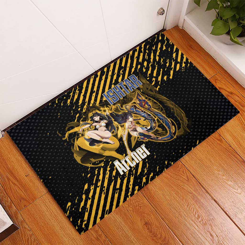 Ishtar Archer Fate Grand Order Rubber Doormat Anime Pop Art Grunge Style