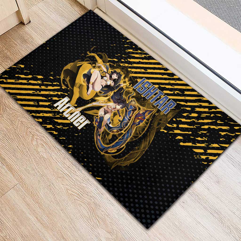 Ishtar Archer Fate Grand Order Rubber Doormat Anime Pop Art Grunge Style