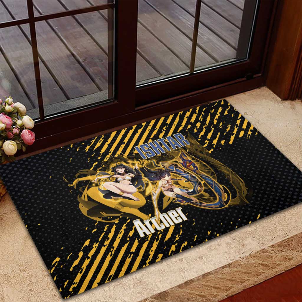 Ishtar Archer Fate Grand Order Rubber Doormat Anime Pop Art Grunge Style