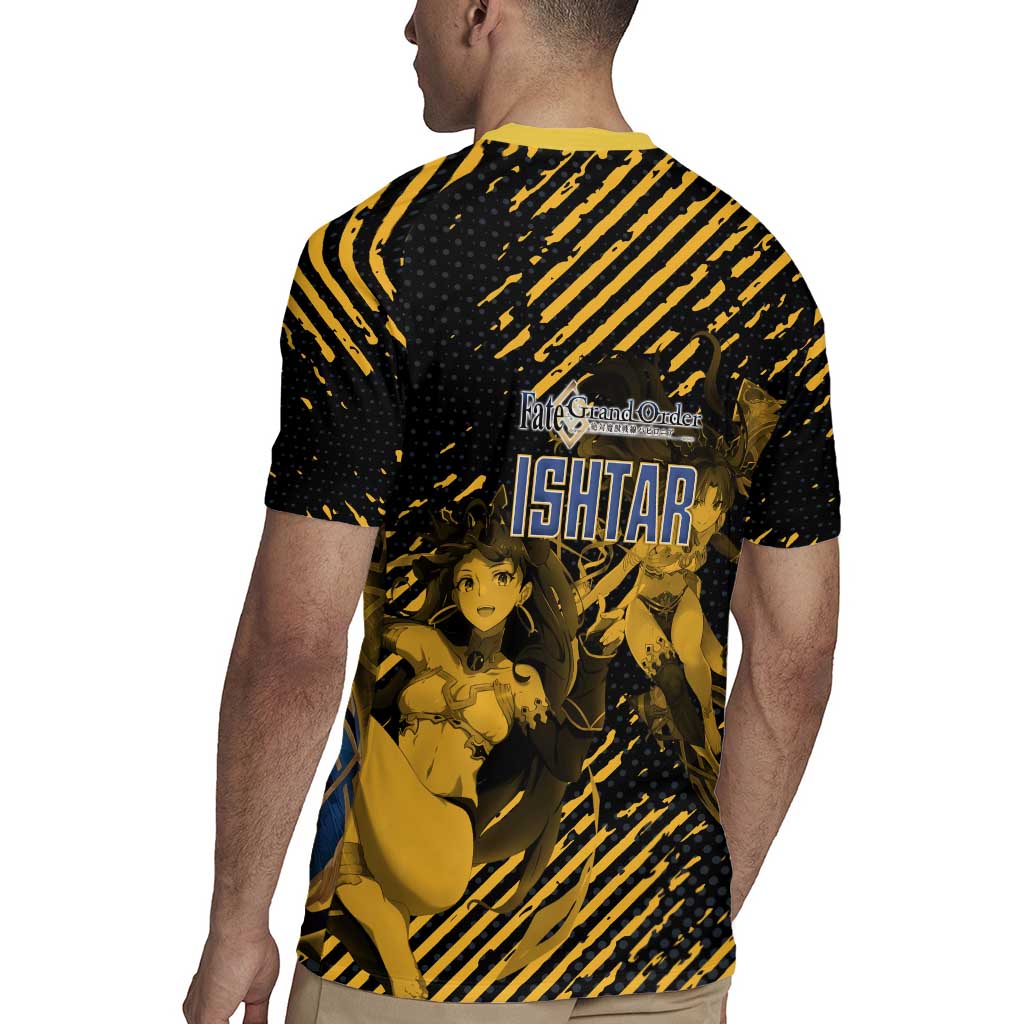 Ishtar Archer Fate Grand Order Rugby Jersey Anime Pop Art Grunge Style