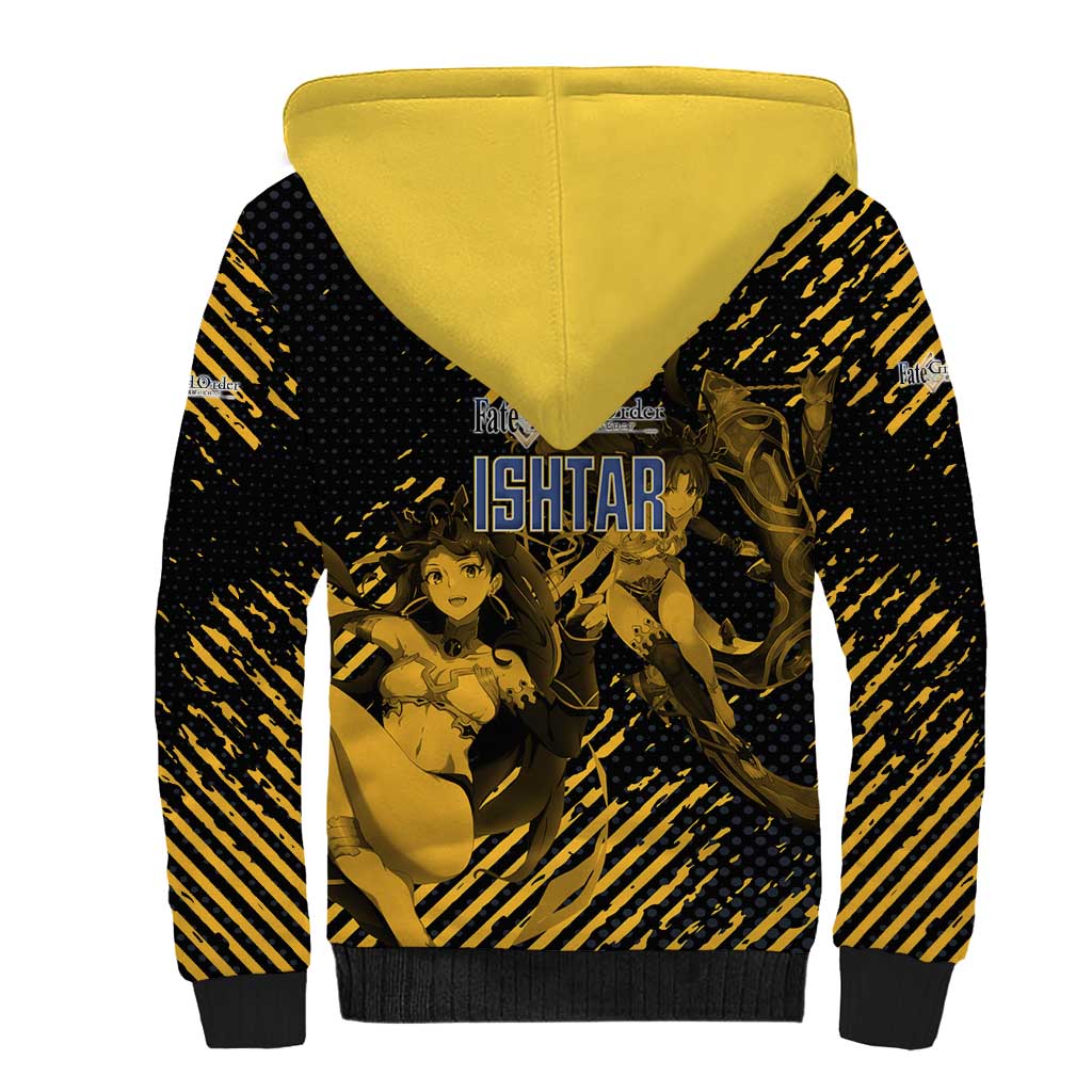 Ishtar Archer Fate Grand Order Sherpa Hoodie Anime Pop Art Grunge Style