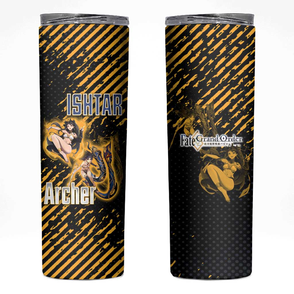 Ishtar Archer Fate Grand Order Skinny Tumbler Anime Pop Art Grunge Style
