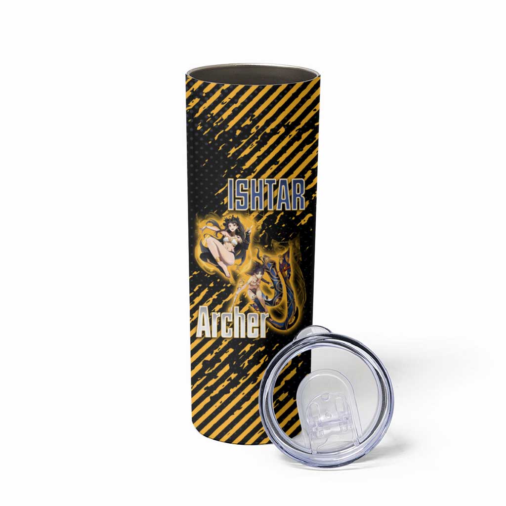 Ishtar Archer Fate Grand Order Skinny Tumbler Anime Pop Art Grunge Style