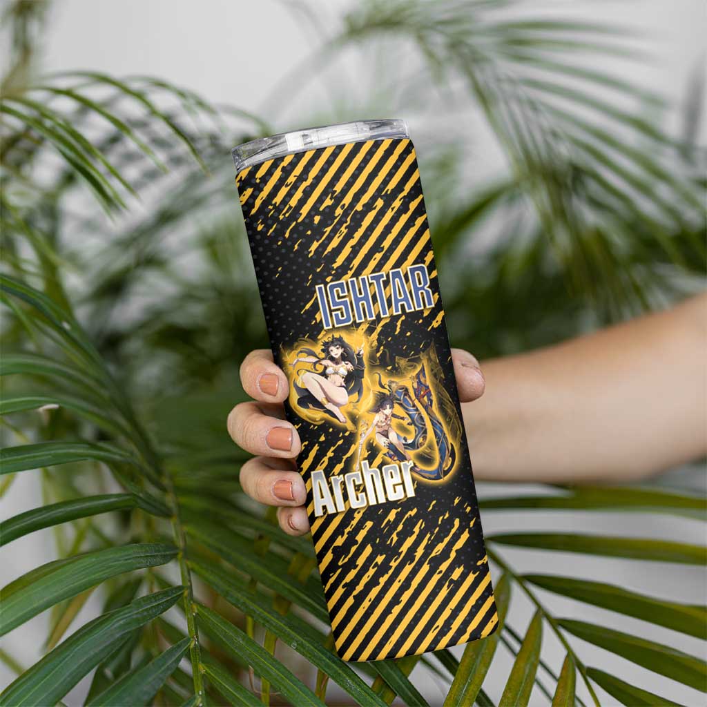 Ishtar Archer Fate Grand Order Skinny Tumbler Anime Pop Art Grunge Style
