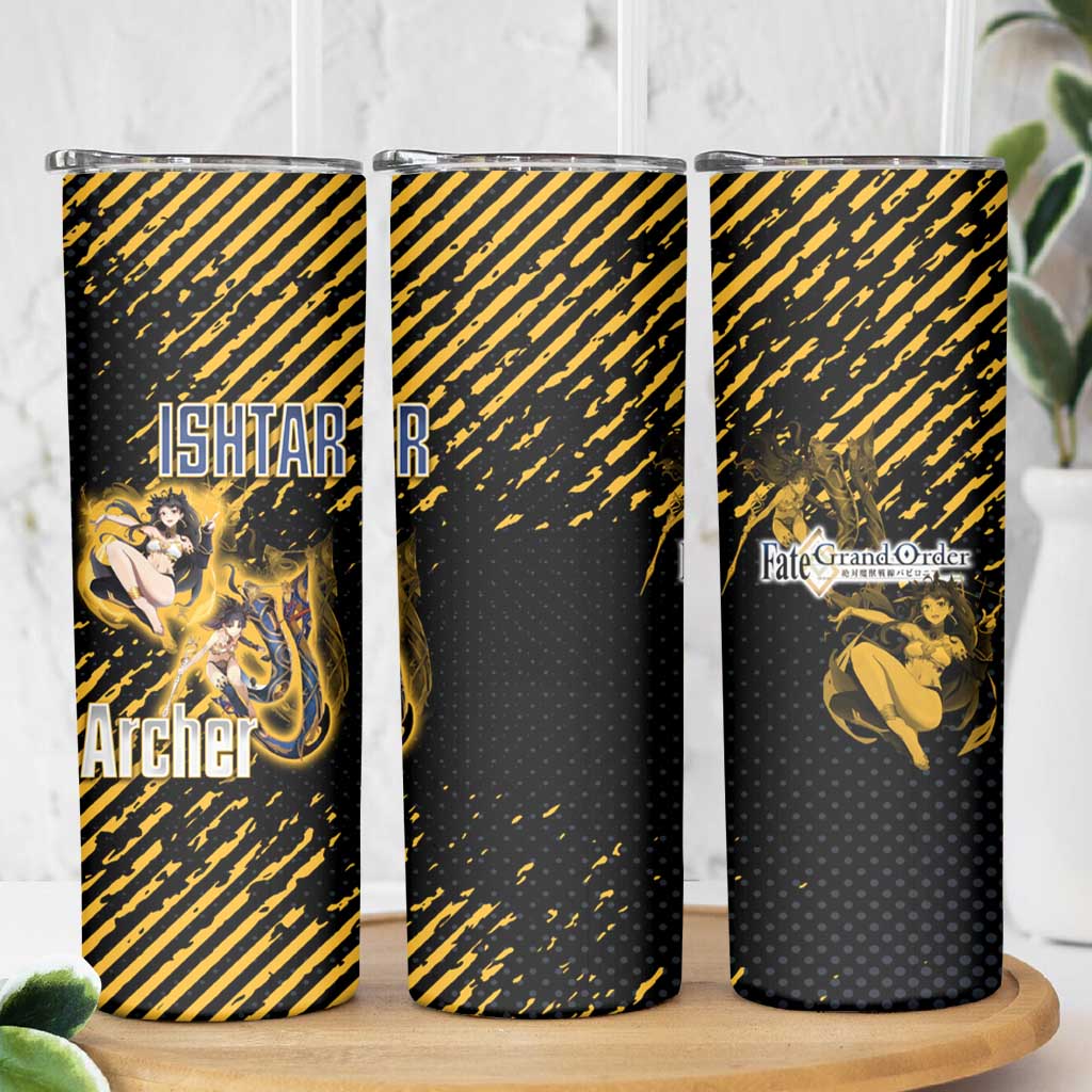 Ishtar Archer Fate Grand Order Skinny Tumbler Anime Pop Art Grunge Style