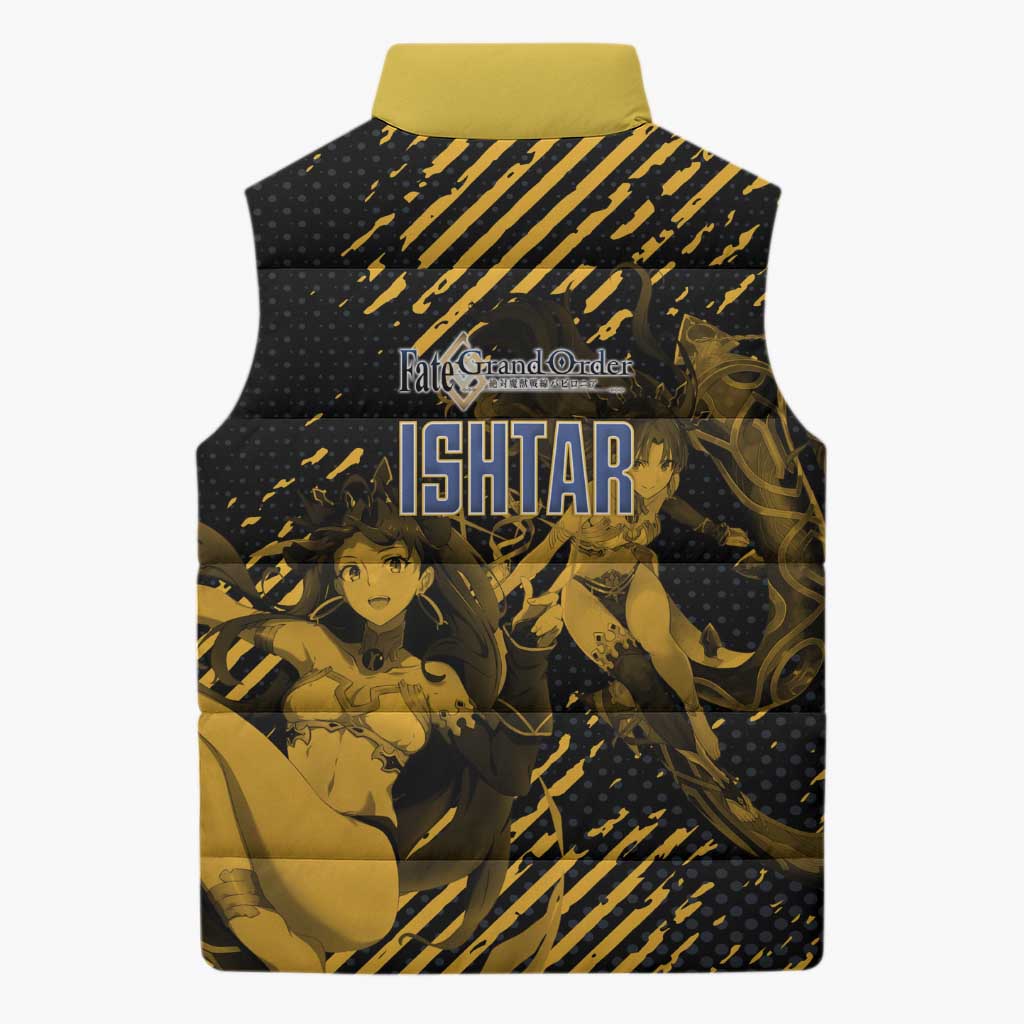 Ishtar Archer Fate Grand Order Sleeveless Puffer Jacket Anime Pop Art Grunge Style