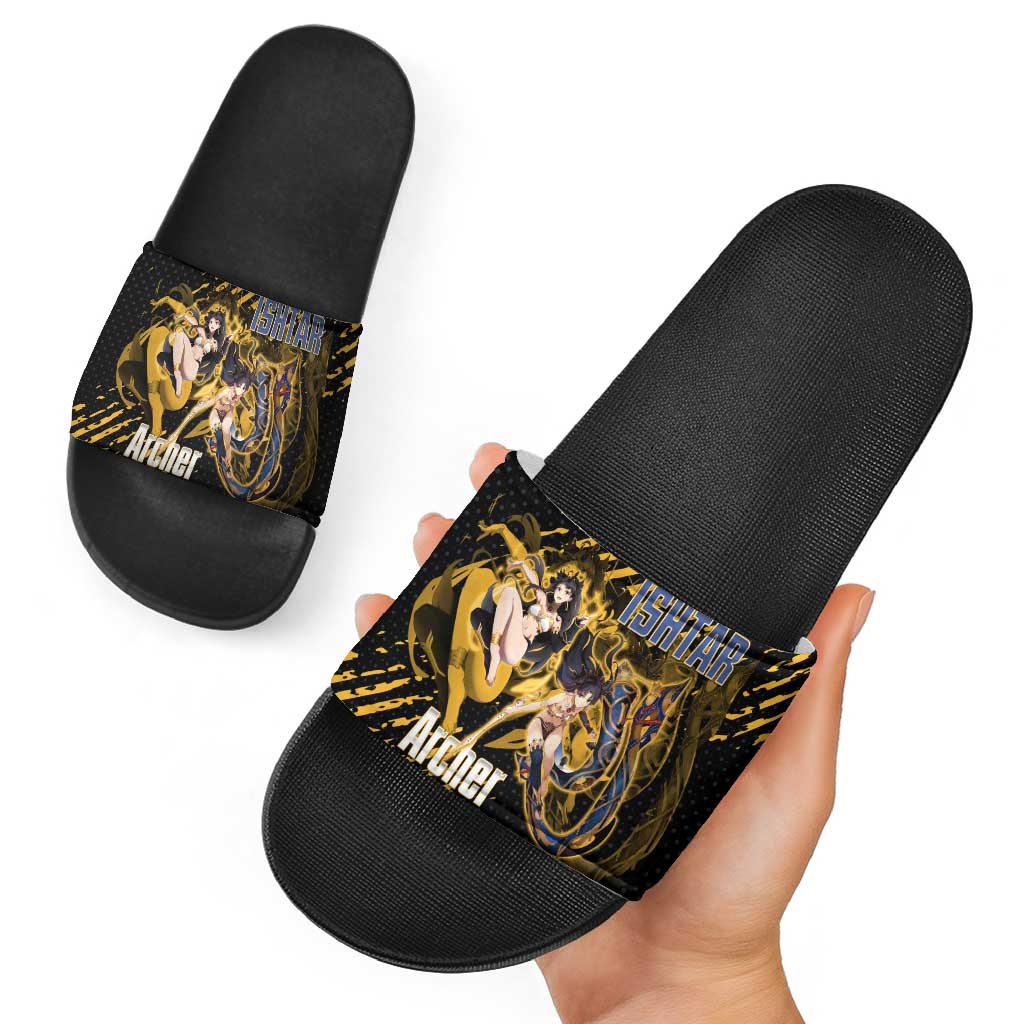 Ishtar Archer Fate Grand Order Slide Sandals Anime Pop Art Grunge Style