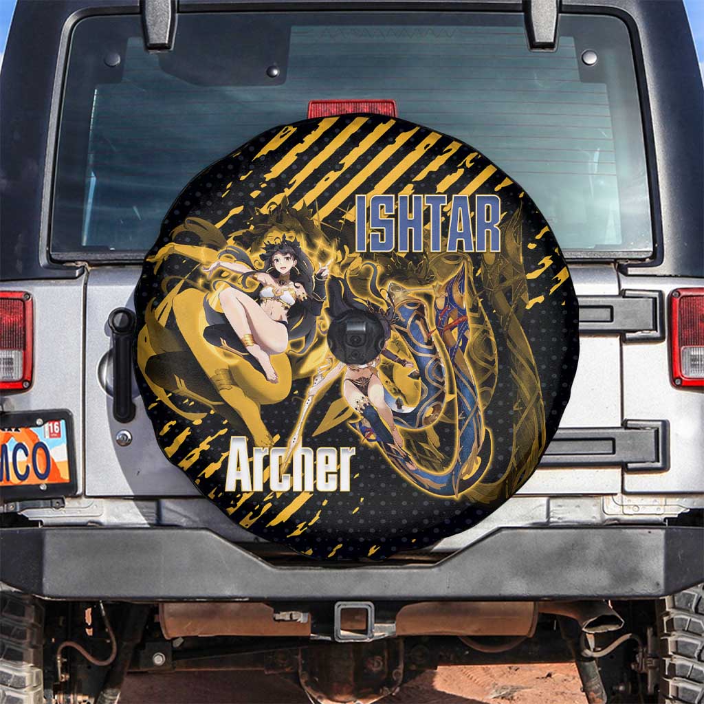 Ishtar Archer Fate Grand Order Spare Tire Cover Anime Pop Art Grunge Style