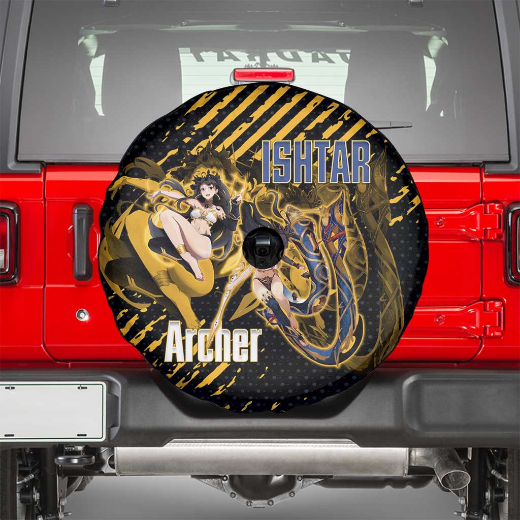 Ishtar Archer Fate Grand Order Spare Tire Cover Anime Pop Art Grunge Style