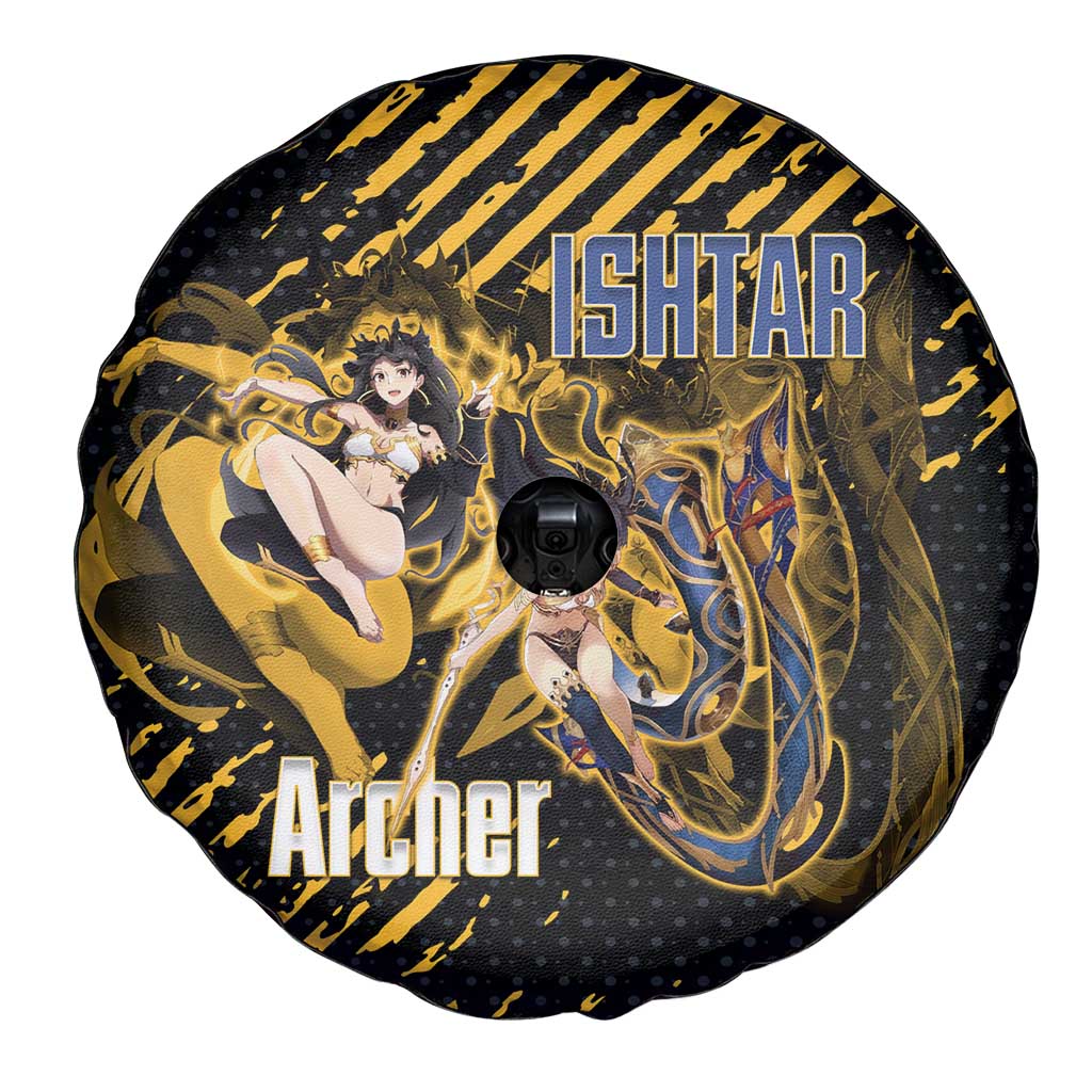 Ishtar Archer Fate Grand Order Spare Tire Cover Anime Pop Art Grunge Style