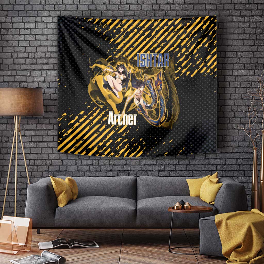 Ishtar Archer Fate Grand Order Tapestry Anime Pop Art Grunge Style