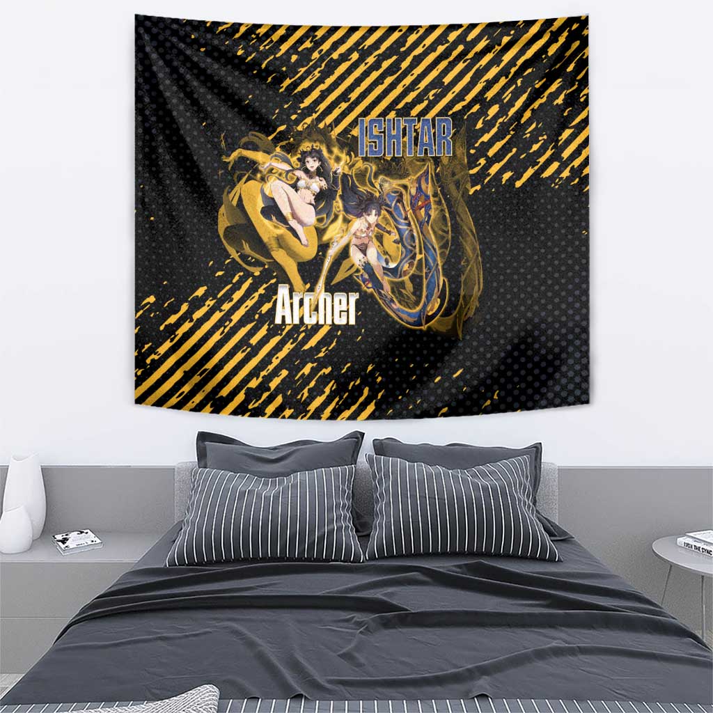 Ishtar Archer Fate Grand Order Tapestry Anime Pop Art Grunge Style