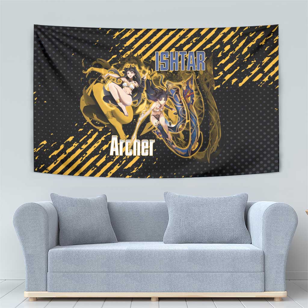 Ishtar Archer Fate Grand Order Tapestry Anime Pop Art Grunge Style