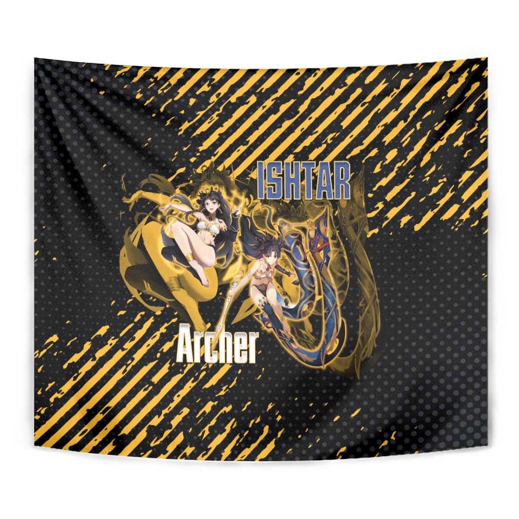 Ishtar Archer Fate Grand Order Tapestry Anime Pop Art Grunge Style