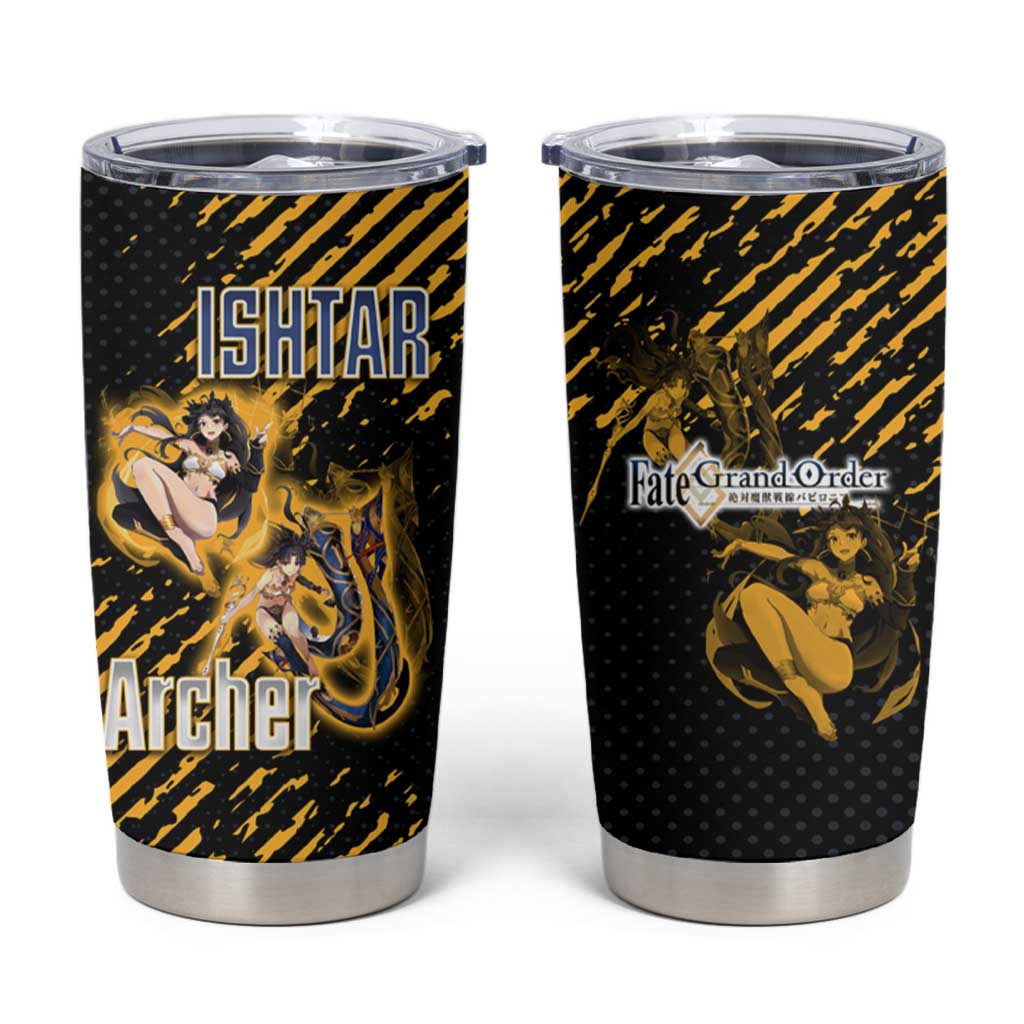 Ishtar Archer Fate Grand Order Tumbler Cup Anime Pop Art Grunge Style