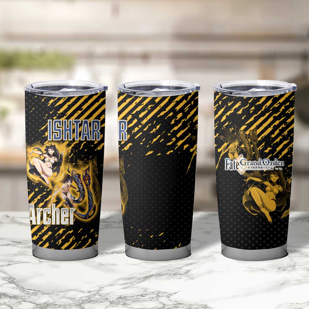 Ishtar Archer Fate Grand Order Tumbler Cup Anime Pop Art Grunge Style