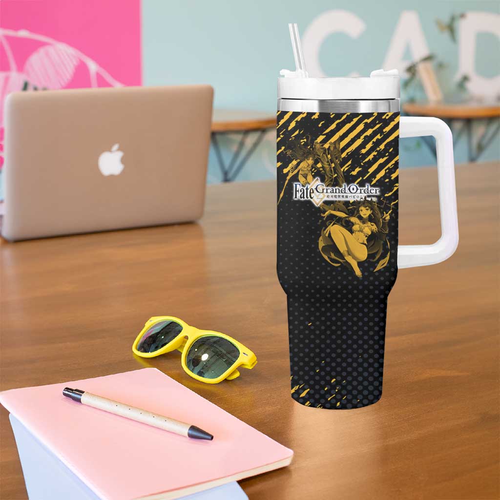 Ishtar Archer Fate Grand Order Tumbler With Handle Anime Pop Art Grunge Style